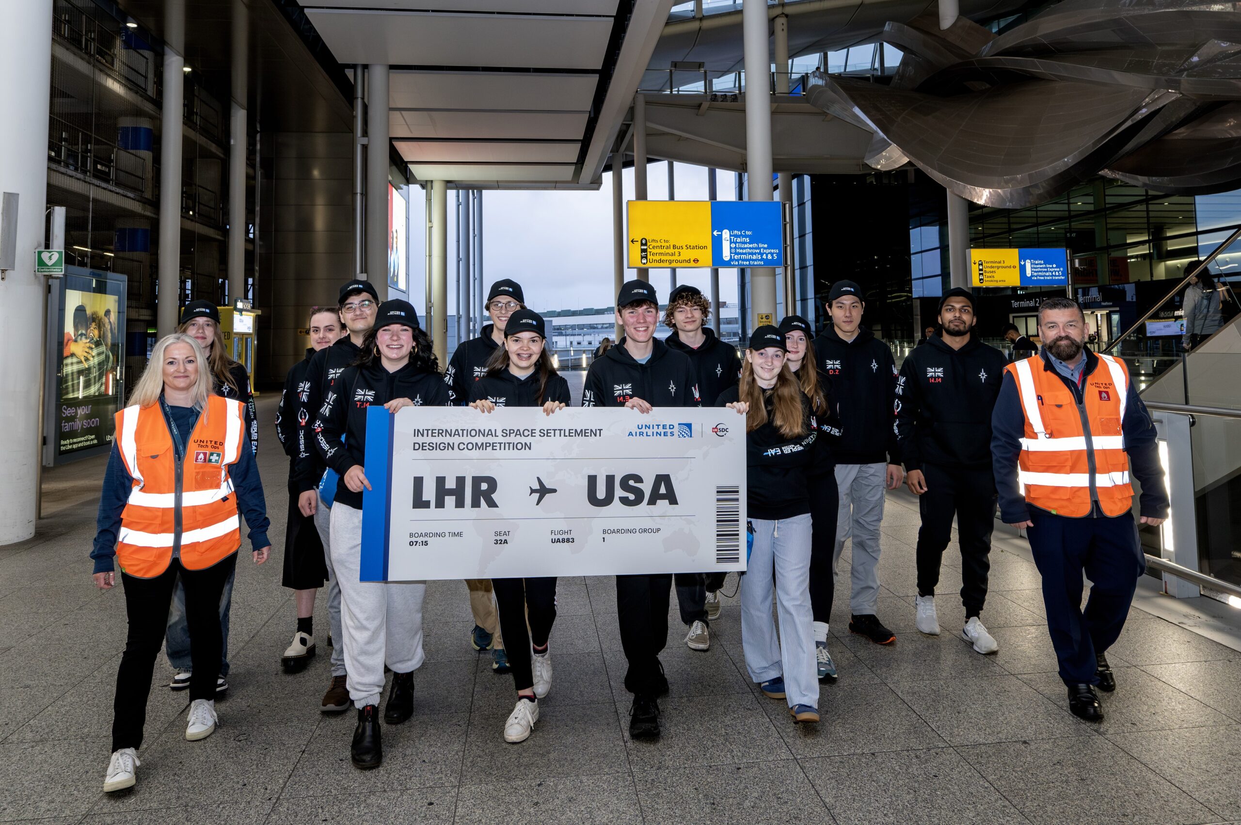 United Airlines partnership with SSEF